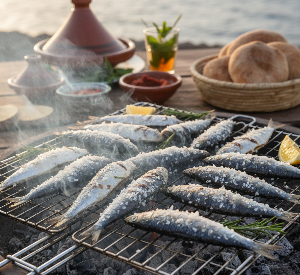 Sardines grillées